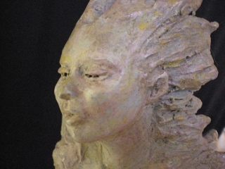danieleguigou - SCULPTURES TERRE PATINEE